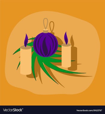 Paper sticker on stylish background christmas vector image