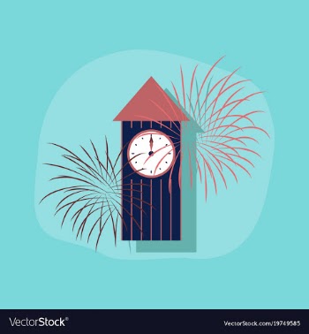 Paper sticker on stylish background christmas vector image