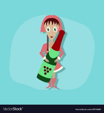 Paper sticker on stylish background christmas vector image
