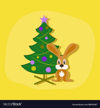 Paper sticker on stylish background christmas vector image