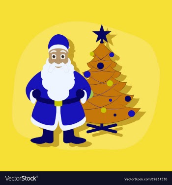 Paper sticker on stylish background christmas vector image