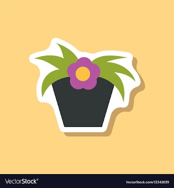 Paper sticker on stylish background chrysanthemums vector image