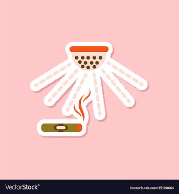 Paper sticker on stylish background cigar smoke vector image