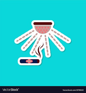 Paper sticker on stylish background cigar smoke vector image