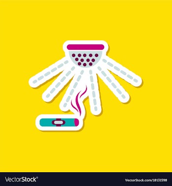 Paper sticker on stylish background cigar smoke vector image