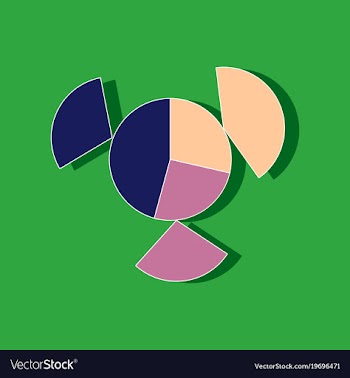 Paper sticker on stylish background circular vector image