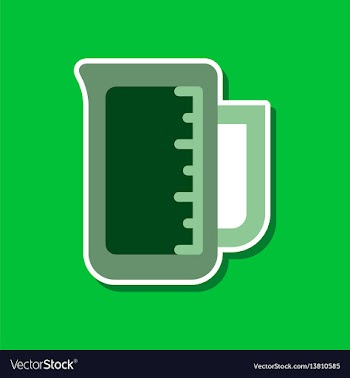 Paper sticker on stylish background coffee cup vector image