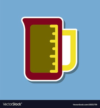 Paper sticker on stylish background coffee cup vector image