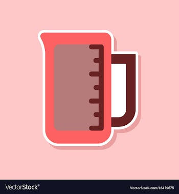 Paper sticker on stylish background coffee cup vector image