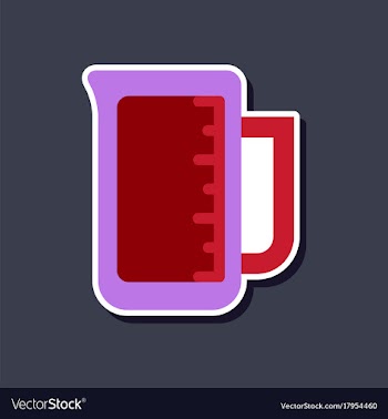 Paper sticker on stylish background coffee cup vector image
