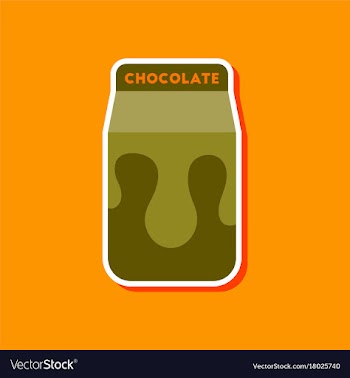 Paper sticker on stylish background coffee vector image
