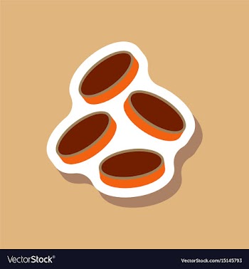 Paper sticker on stylish background coins finance vector image