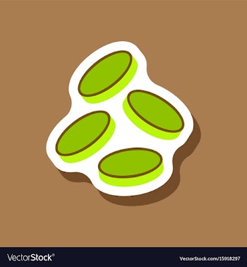 Paper sticker on stylish background coins finance vector image