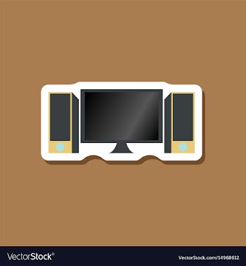 Paper sticker on stylish background computer vector image