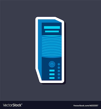 Paper sticker on stylish background computer vector image