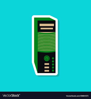 Paper sticker on stylish background computer vector image