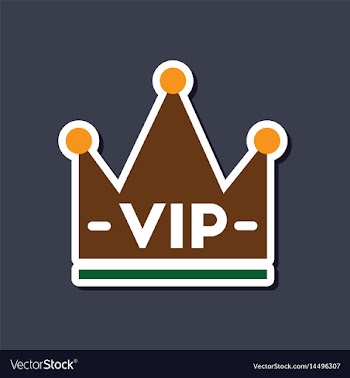 Paper sticker on stylish background crown royal vector image