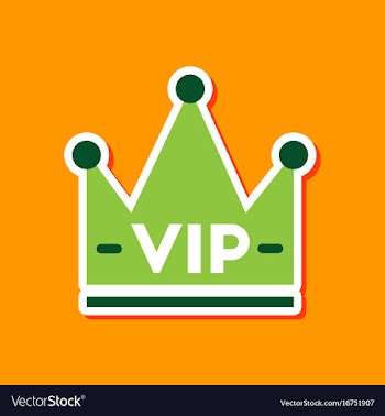 Paper sticker on stylish background crown royal vector image