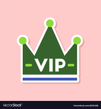 Paper sticker on stylish background crown royal vector image