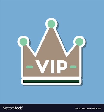 Paper sticker on stylish background crown royal vector image