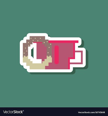Paper sticker on stylish background cup of coffee vector image