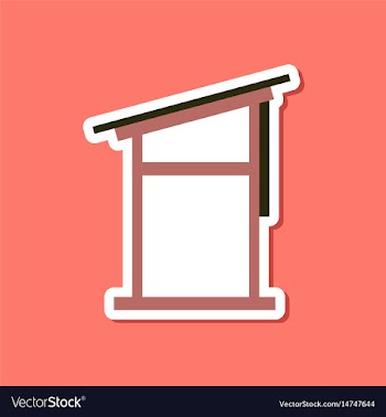 Paper sticker on stylish background desk vector image