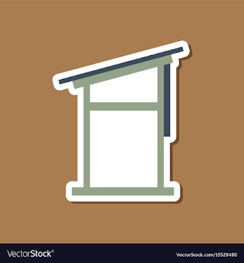 Paper sticker on stylish background desk vector image