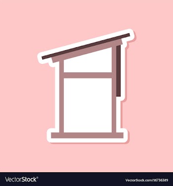 Paper sticker on stylish background desk vector image