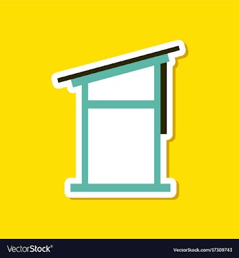 Paper sticker on stylish background desk vector image