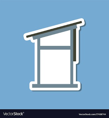 Paper sticker on stylish background desk vector image