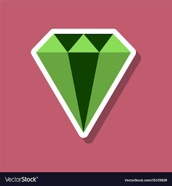 Paper sticker on stylish background diamond vector image