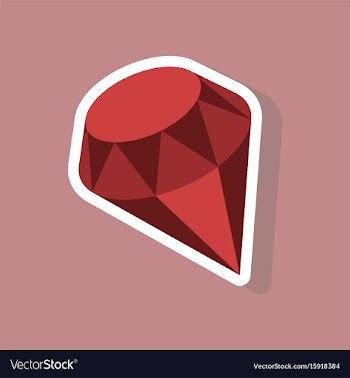 Paper sticker on stylish background diamond vector image