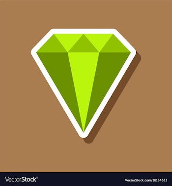 Paper sticker on stylish background diamond vector image