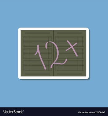 Paper sticker on stylish background diary mark vector image
