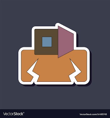 Paper sticker on stylish background disaster vector image