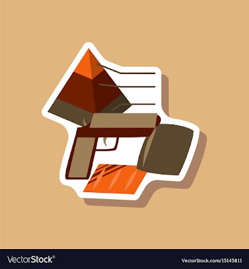 Paper sticker on stylish background economic vector image