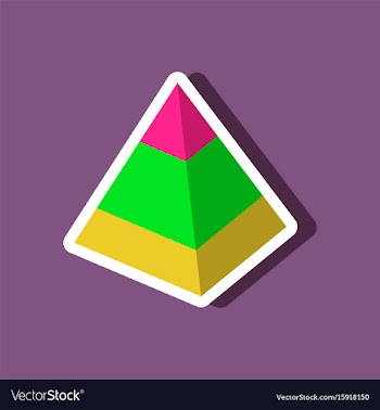 Paper sticker on stylish background economic vector image