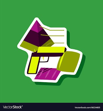 Paper sticker on stylish background economic vector image