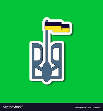 Paper sticker on stylish background emblem of vector image