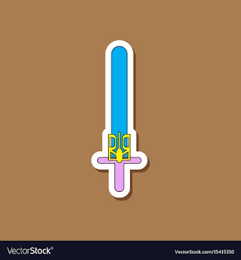 Paper sticker on stylish background emblem of vector image