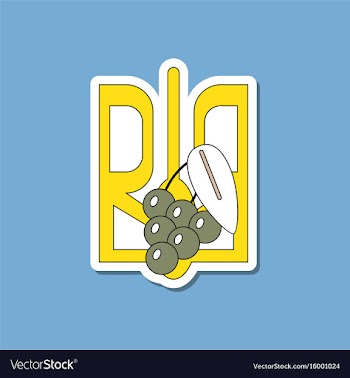 Paper sticker on stylish background emblem of vector image
