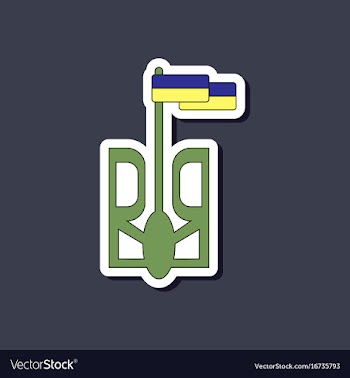 Paper sticker on stylish background emblem of vector image