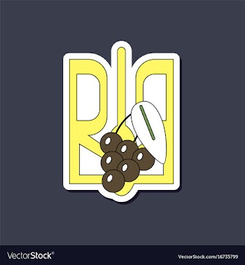 Paper sticker on stylish background emblem of vector image