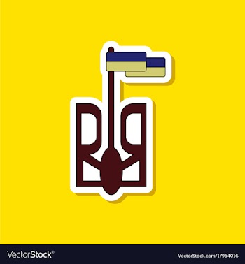 Paper sticker on stylish background emblem of vector image