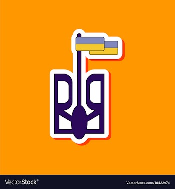 Paper sticker on stylish background emblem of vector image