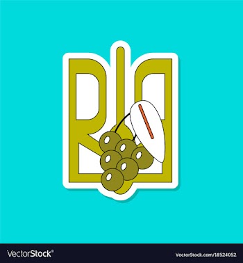 Paper sticker on stylish background emblem of vector image