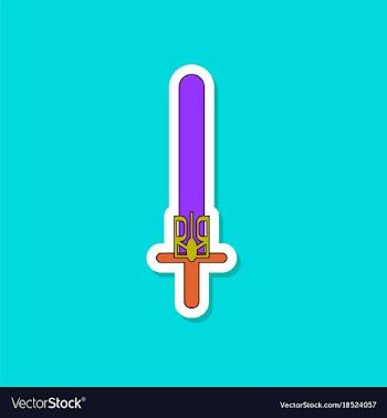 Paper sticker on stylish background emblem of vector image