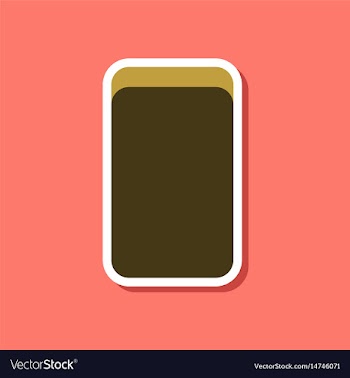 Paper sticker on stylish background eraser vector image