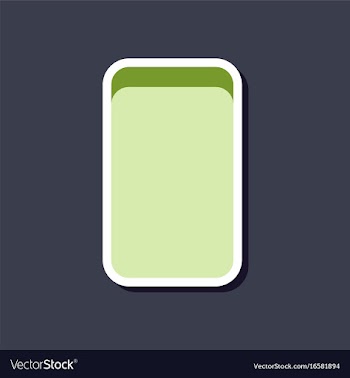 Paper sticker on stylish background eraser vector image