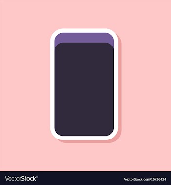 Paper sticker on stylish background eraser vector image